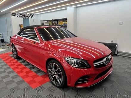 성남 랩핑 c43 amg 제거부터 재시공 시공기 라인리스 lineless / 경기 성남