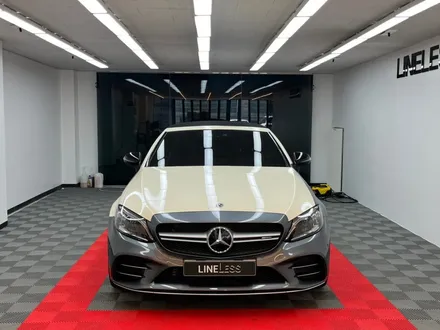 성남 랩핑 c43 amg 제거부터 재시공 시공기 라인리스 lineless / 경기 성남