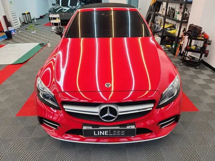 성남 랩핑 c43 amg 제거부터 재시공 시공기 라인리스 lineless / 경기 성남