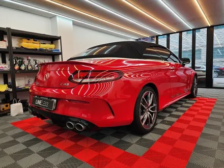 성남 랩핑 c43 amg 제거부터 재시공 시공기 라인리스 lineless / 경기 성남