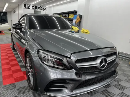 성남 랩핑 c43 amg 제거부터 재시공 시공기 라인리스 lineless / 경기 성남