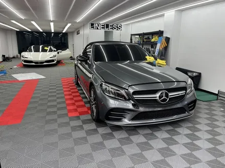 성남 랩핑 c43 amg 제거부터 재시공 시공기 라인리스 lineless / 경기 성남