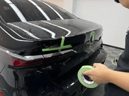 성남 랩핑 유니크한 bmw 7시리즈 듀오톤 랩핑 in 라인리스 / 경기 성남