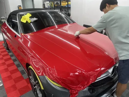 성남 랩핑 c43 amg 제거부터 재시공 시공기 라인리스 lineless / 경기 성남