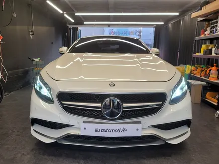 벤츠 S63 AMG 쿠페 송풍구 엠비언트 세트. 벤츠 엠비언트 라이트의 기본.