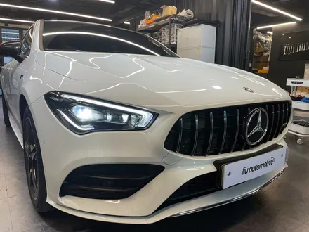벤츠 C118 CLA 엠비언트 AMG 패키지. 미드레인지 스피커 + AMG 바 엠비언트 + AMG 핸들커버.