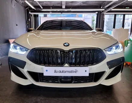 BMW 8시리즈 그란쿠페 프론트 카본 카나드. 작지만 확실한 변화.