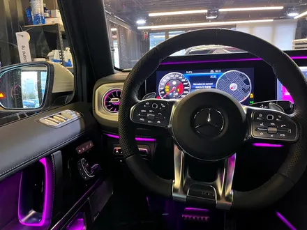벤츠 G63 AMG 엠비언트 터빈 송풍구 세트. 후석까지 완벽한 엠비언트 송풍구.