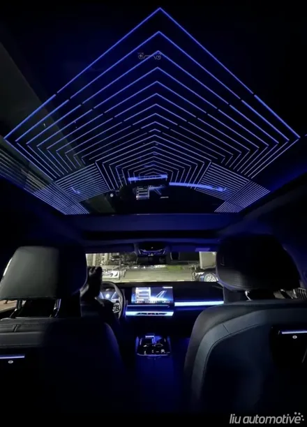 BMW 신형 5시리즈 G60 스카이라운지 선루프 엠비언트 옵션 설치 i5.