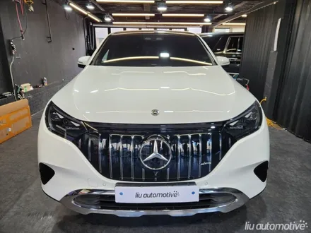 벤츠 EQE SUV 정품 세로그릴 + 운전석 R버튼 부품 교체.