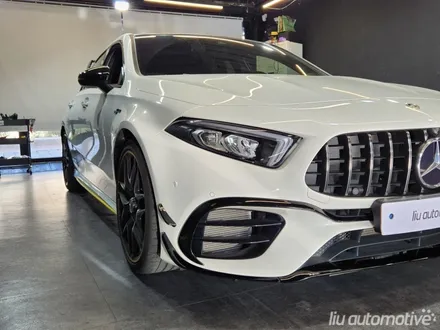 A45 AMG 빠진 옵션 블랙팩 파츠를 시공해 보았습니다.