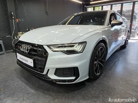 아우디 A6 C8 매트릭스 타입 헤드라이트 + 테일램프 라인 교체.