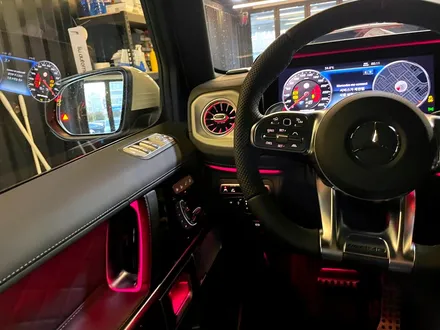 벤츠 G63 AMG 엠비언트 터빈 송풍구 세트. 후석까지 완벽한 엠비언트 송풍구.