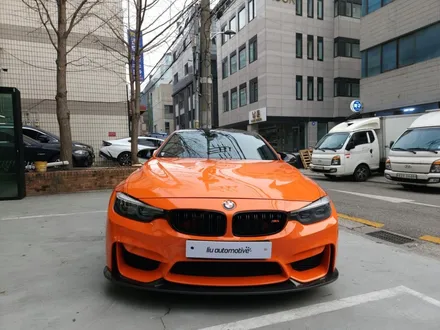 BMW M4 랩핑 - 오렌지 컬러
