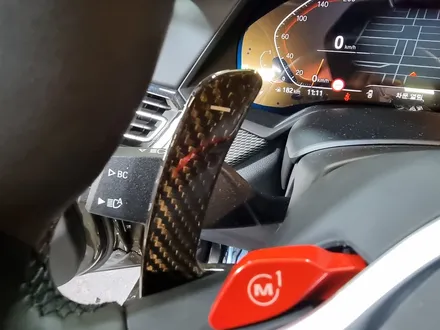 BMW G06 X6 M1 M2 핸들 버튼 옵션 설치 + 카본 패들시프트.