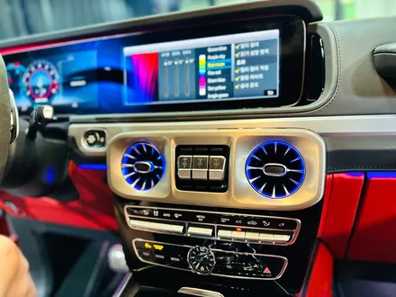 벤츠 지바겐 G63 AMG 송풍구 엠비언트 순정 LED사용 제작 시공.