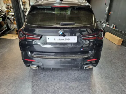 BMW G01 X3 블랙팩 프론트립 + 디퓨저 머플러 교체 작업.