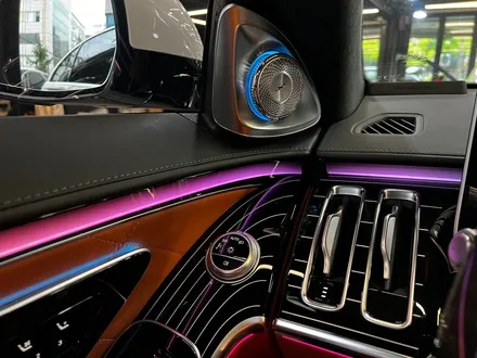 벤츠 W223 S클래스 순정 피아노 트림 교체 세트 (부메스터추가).
