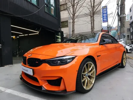 BMW M4 랩핑 - 오렌지 컬러