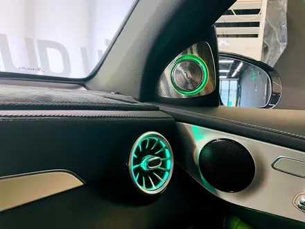 벤츠 GLC300e 엠비언트 연동 송풍구 트위터 세트. 인기 엠비언트 두 가지 조합.