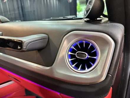 벤츠 지바겐 G63 AMG 송풍구 엠비언트 순정 LED사용 제작 시공.