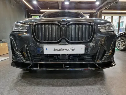 BMW G01 X3 블랙팩 프론트립 + 디퓨저 머플러 교체 작업.