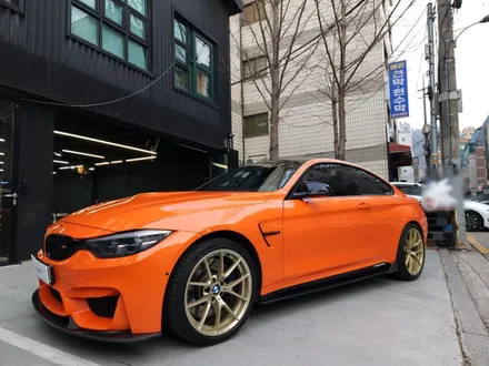 BMW M4 랩핑 - 오렌지 컬러