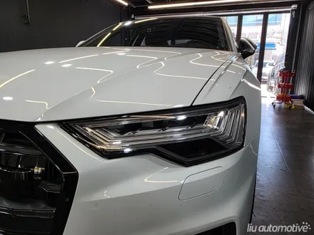 아우디 A6 C8 매트릭스 타입 헤드라이트 + 테일램프 라인 교체.