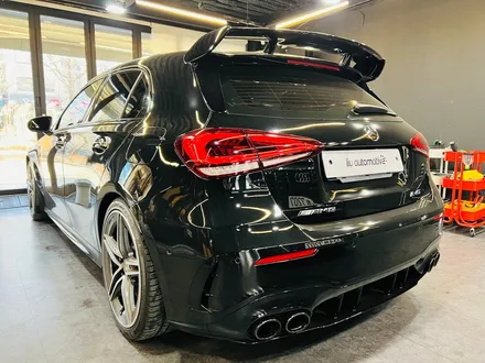 벤츠 W177 A45 AMG 헤드라이트 보호 블랙베젤 타입 PPF.
