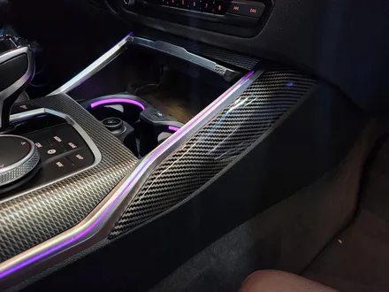 BMW G23 4시리즈 컵홀더 엠비언트 + 기어패널 엠비언트 확장.