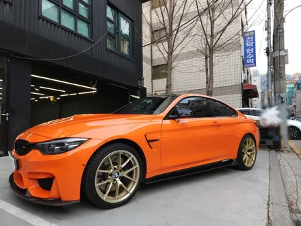 BMW M4 랩핑 - 오렌지 컬러