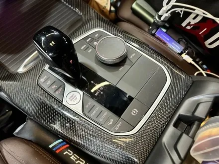 BMW X3 X4 실내 카본 인테리어 트림 교체.