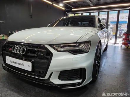 아우디 A6 C8 매트릭스 타입 헤드라이트 + 테일램프 라인 교체.