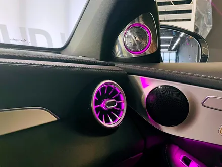 벤츠 GLC300e 엠비언트 연동 송풍구 트위터 세트. 인기 엠비언트 두 가지 조합.