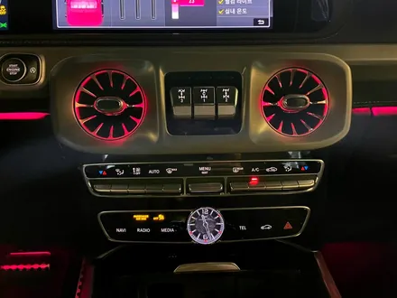 벤츠 G63 AMG 엠비언트 터빈 송풍구 세트. 후석까지 완벽한 엠비언트 송풍구.