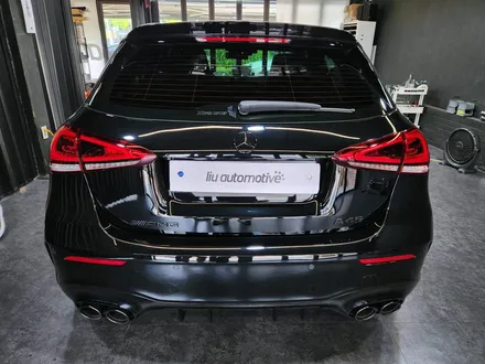 벤츠 W177 A45 AMG 블랙팩 엠블럼 교체 + 부분랩핑.