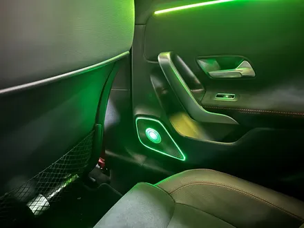 벤츠 A45 AMG 순정 엠비언트 확장 + AMG 패널 + 후석 송풍구 + 미드레인지.