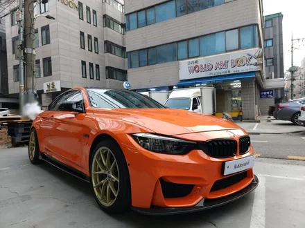 BMW M4 랩핑 - 오렌지 컬러