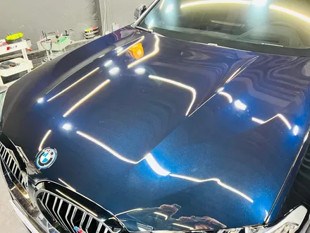 BMW iX3 본넷 PPF + 크롬죽이기 블랙팩 작업.