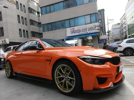 BMW M4 랩핑 - 오렌지 컬러