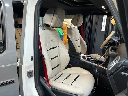 벤츠 G63 AMG 순정 베이지 시트 교체 작업 지바겐.