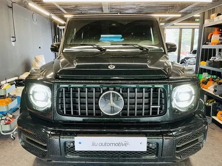 벤츠 신형 G63 엠비언트 송풍구 인테리어. 엠비언트 송풍구 유무의 차이.