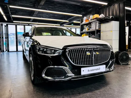 벤츠 W223 S580 신형 S클래스 마이바흐 순정 부메스터 트위터 시공.