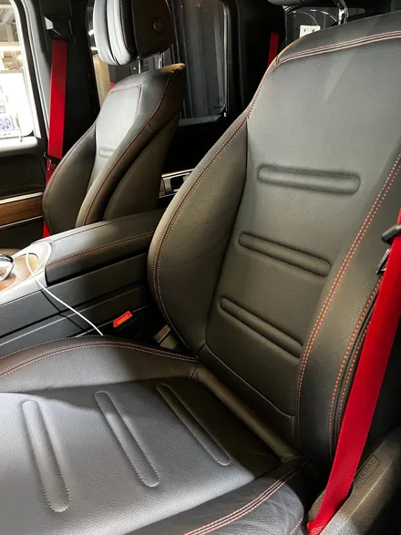 벤츠 G63 AMG 통풍시트 옵션 설치. 통풍시트 영상 첨부.