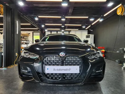 BMW G22 4시리즈 쿠페 회오리 트위터 + 도어 미드레인지 + 크리스탈 기어봉 교체 시공 패키지.