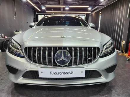 벤츠 W205 C클래스 ACC 버튼 설치 반자율주행.