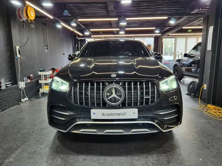 벤츠 GLE GLS 냉온 컵홀더 순정부품 시공.