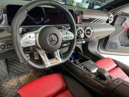 벤츠 A클래스 카본 인테리어 트림 교체 W177 A45 AMG.