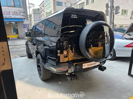 랜드로버 디펜더 플럼브 디퓨저 머플러 배기 설치, 직접 구매후 설치 의뢰 시공사례. / 서울 서초