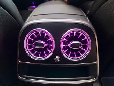 벤츠 W222 S클래스 1+2열 LED 터빈 송풍구 세트. 후석까지 완벽한 송풍구 엠비언트.